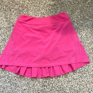 Vineyard Vines Pink Pleated Athletic Skirt